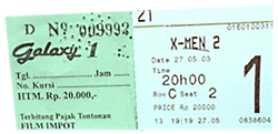 tiket x-men 2